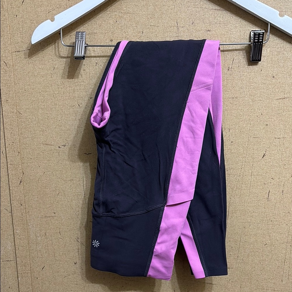 Athleta Grey and Pink soft athletic legging